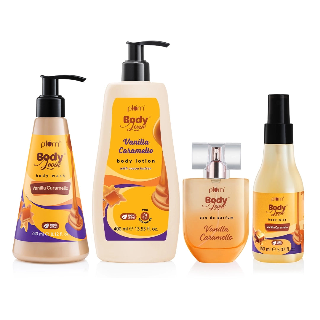 Vanilla Caramello Bath & Body Bundle by BodyLovin'