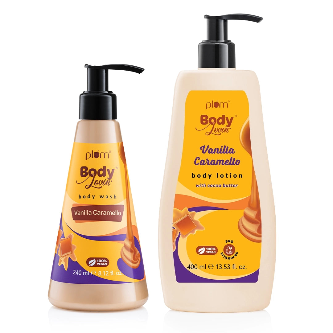 Vanilla Caramello Body Wash & Body Lotion Duo by BodyLovin'