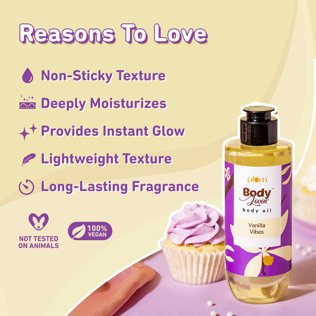 Vanilla Vibes Body Oil by BodyLovin'