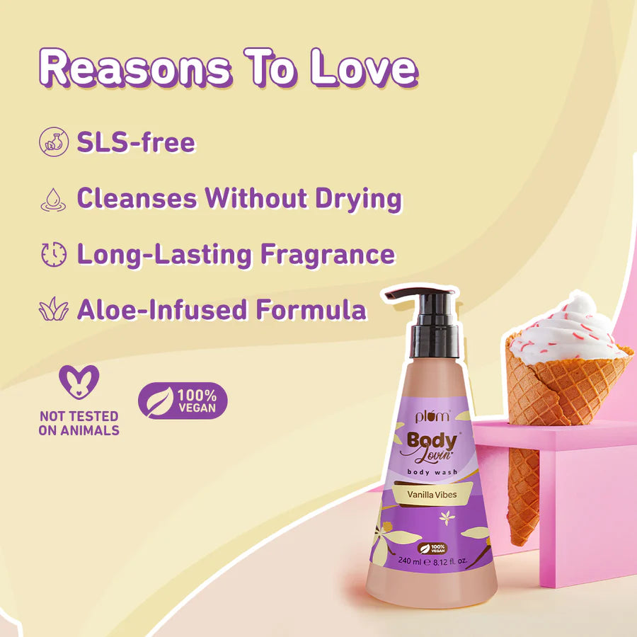 Best of Vanilla Vibes Bath & Body Bundle by BodyLovin'