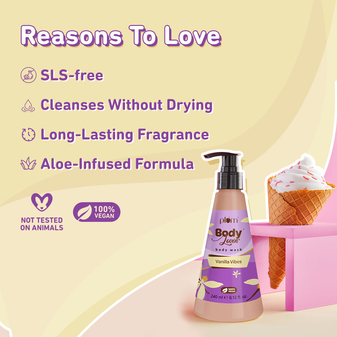 Vanilla Vibes Body Wash by BodyLovin'