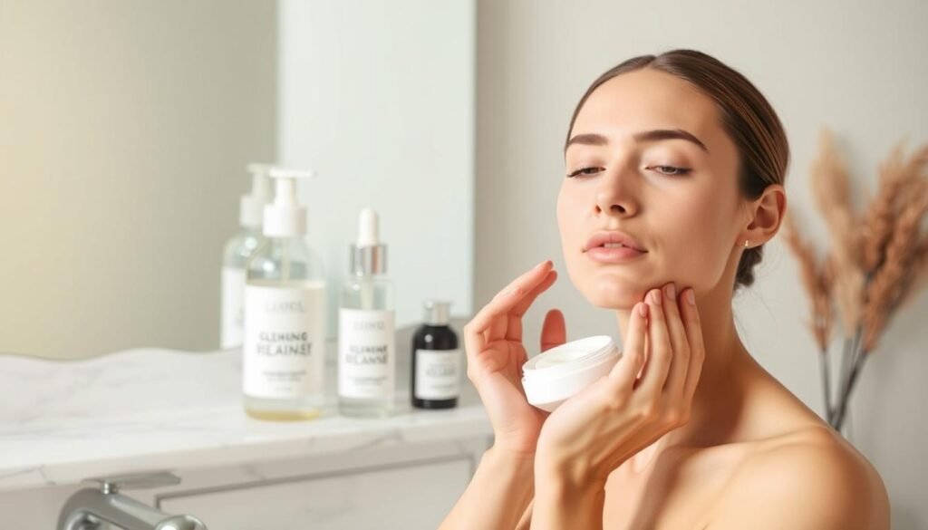 sensitive skin care routine